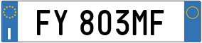 Truck License Plate
